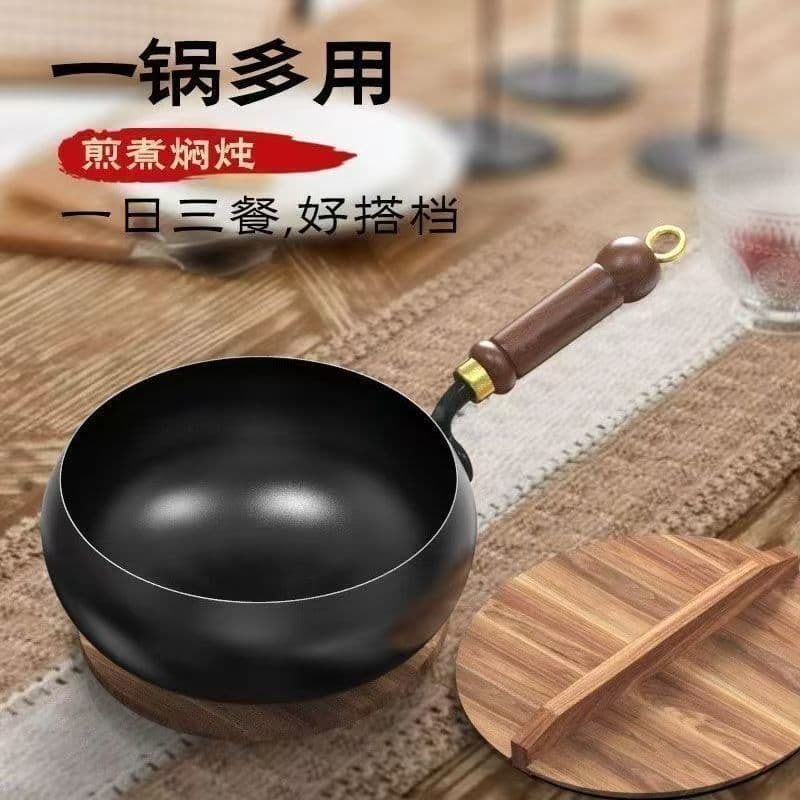Wholesale Large Belly Pots, Zhangqiu Iron Pots, Household Iron Pots, Handmade Cooking Pots, Coated Cooking Pots, Non-Stick Frying Pans, Cooking Pots