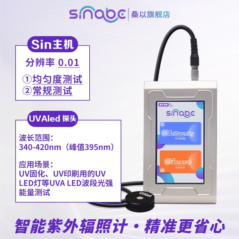 UVA LED UV Radiometer UV Energy Meter UV Irradiance Meter UV Light Intensity Power Meter Strength Detector