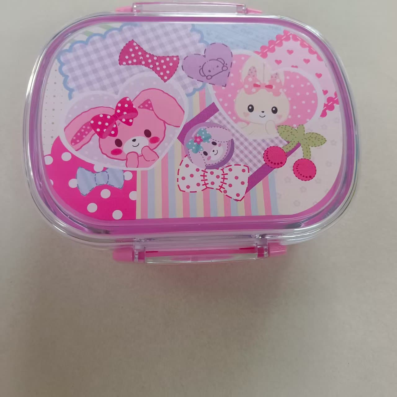 Sanrio Relaxed Bear Bento Box Cute Cartoon Sushi Sandwich Microwave-Safe PP Large Capacity