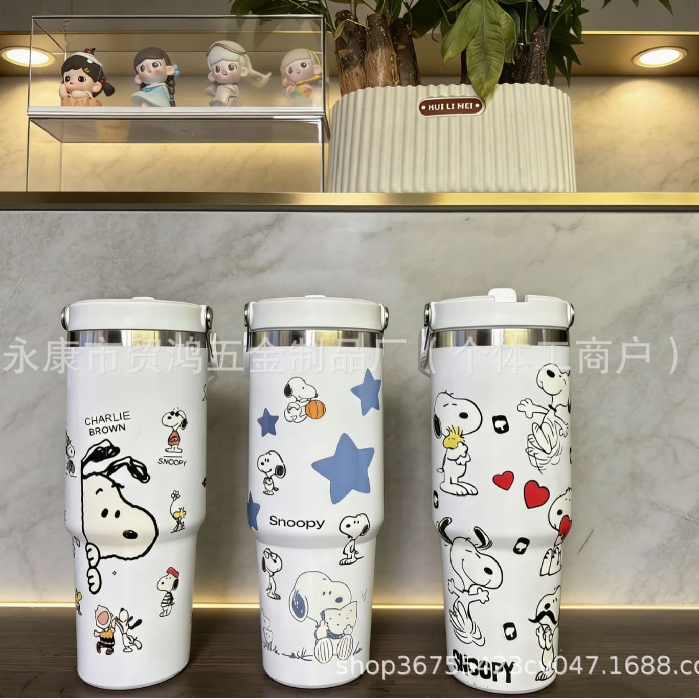 New Snoopy Sanrio Series 30oz Car Mug 304 Stainless Steel Large Capacity Vacuum Insulated Cup