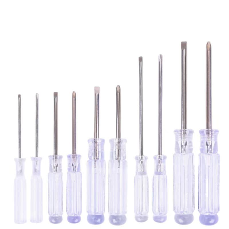 Crystal Screwdriver 2.0 2.5 3.0 4.0 5.0 Phillips Flathead Screwdriver Toy Gift Mini Transparent