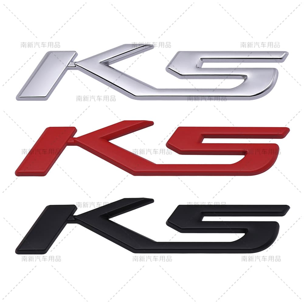K5 Emblem for Kia K5 Rear Badge, New KIA Letter Modification Decorative Metal Body Sticker