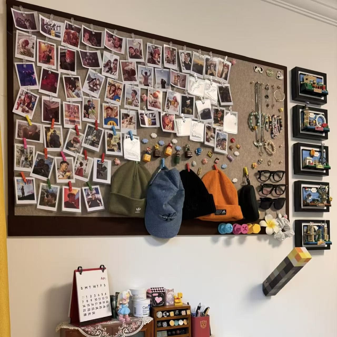 Felt board photo wall photo background board felt background board message board cultural wall background board living room photo wall