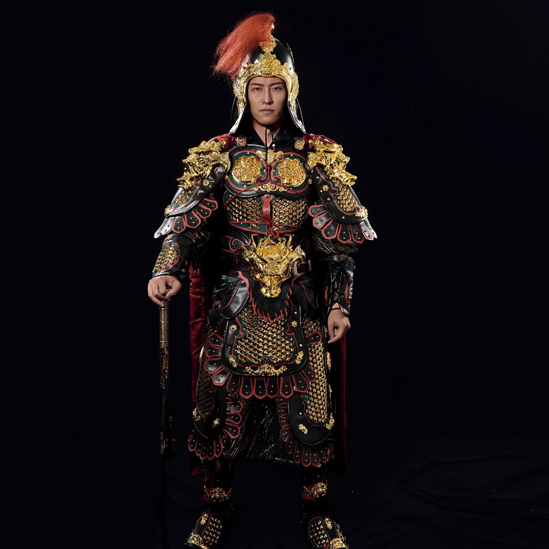 Mountain Pattern Split Armor New National Trend Wearable Chinese Armor Suit, Tang Mingguang Armor Hardcore Combat Style