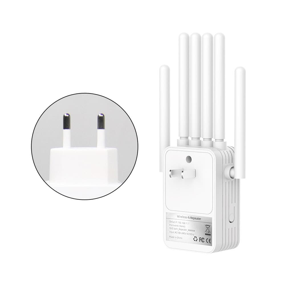 WiFi Signal Amplifier with 6 Antennas 300M, Home Use with Super Strong Wall Penetration, Direct from Manufacturer