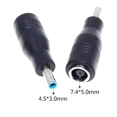 19.5V elbow 7.4*5.0 female to 4.5x3.0mm male suitable for HP power adapter adapter