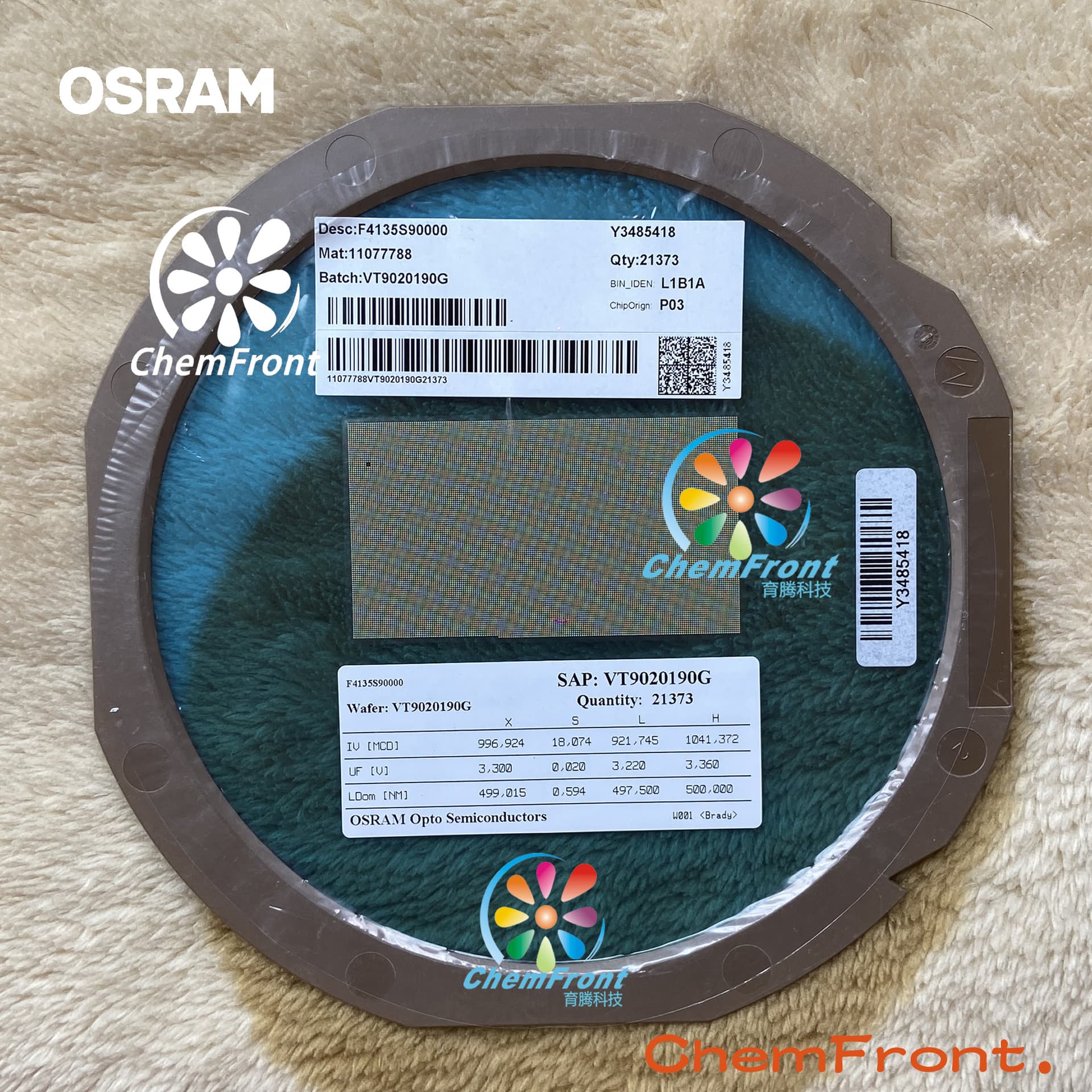 Osram Warning Light Chip Green LED Chip Deep Water Lighting Green Chip Green Display Chip