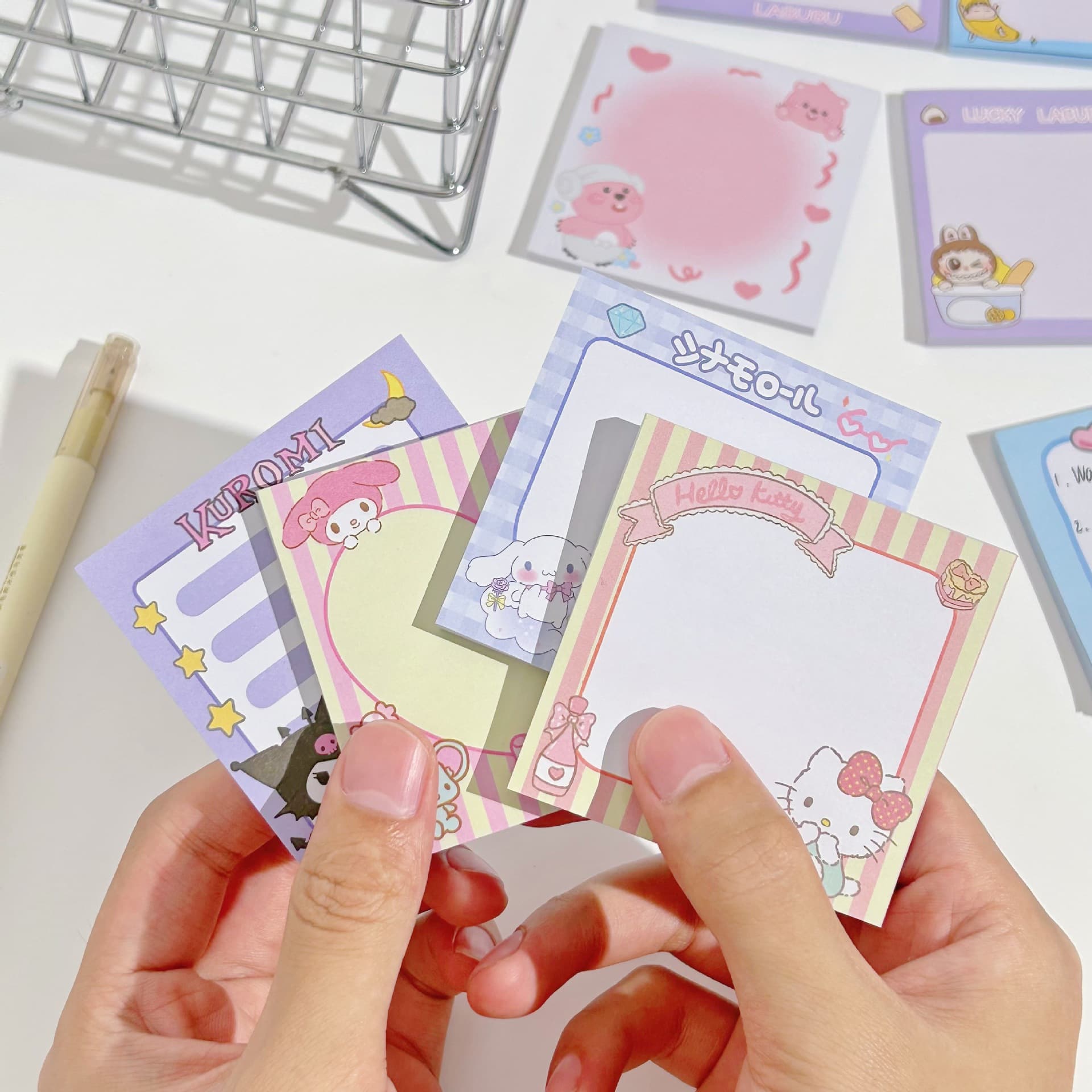 Cartoon Cute Note Pad with Good Looks, Tearable and Sticky, Student Cultural Stationery Supplies, Message Sticky Note Paper