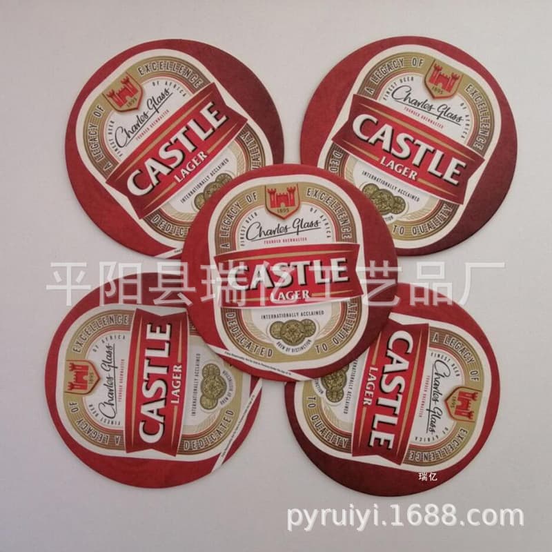 Supply Beer Coasters Paper Coasters Absorbent Paper Coasters Advertising Coasters Waterproof Paper Coasters Disposable Paper Coasters