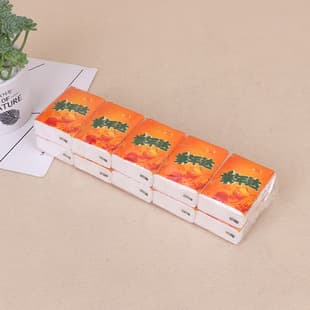 Factory wholesale small pack tissue handkerchief, advertising napkin facial tissue, mini pack pocket tissue