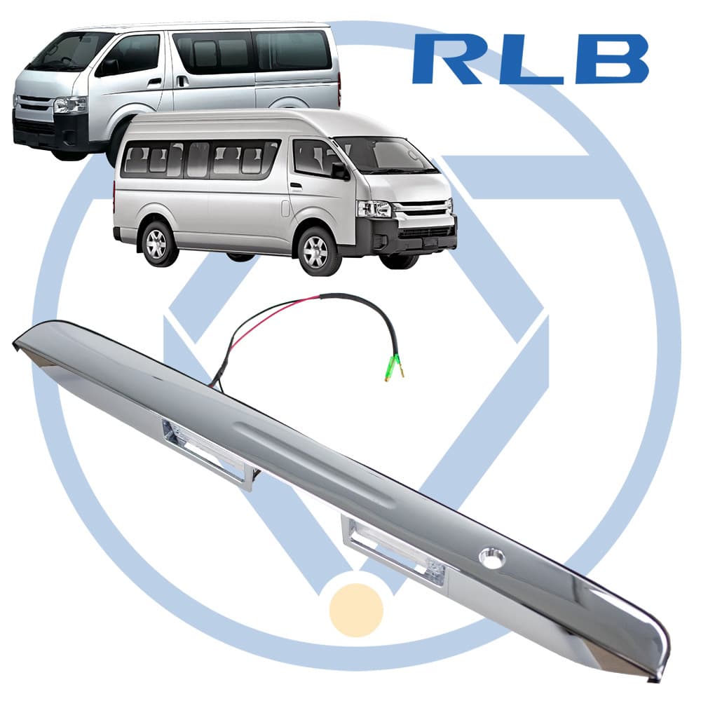 2005 Rear License Plate Light Assembly Chrome 76811-26160 76811-26130 For Hiace 2005