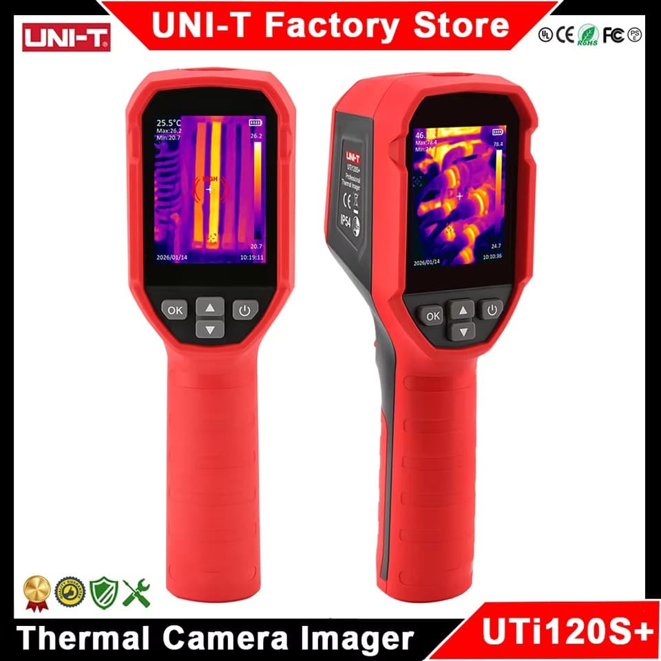 Uliide UTi120S+ infrared thermal imager thermometer thermal thermal imager industrial floor heating water leak detection