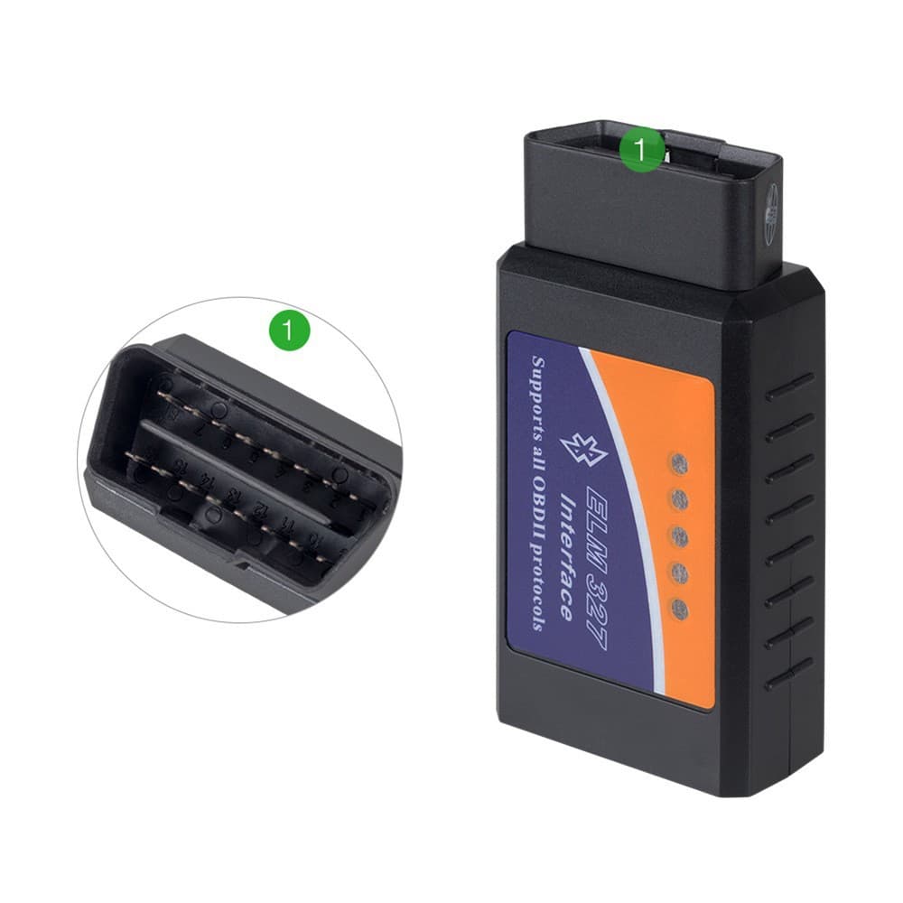 Bluetooth ELM327 OBD2 V2.1 Car Diagnostic Scanner Fault Code Reader