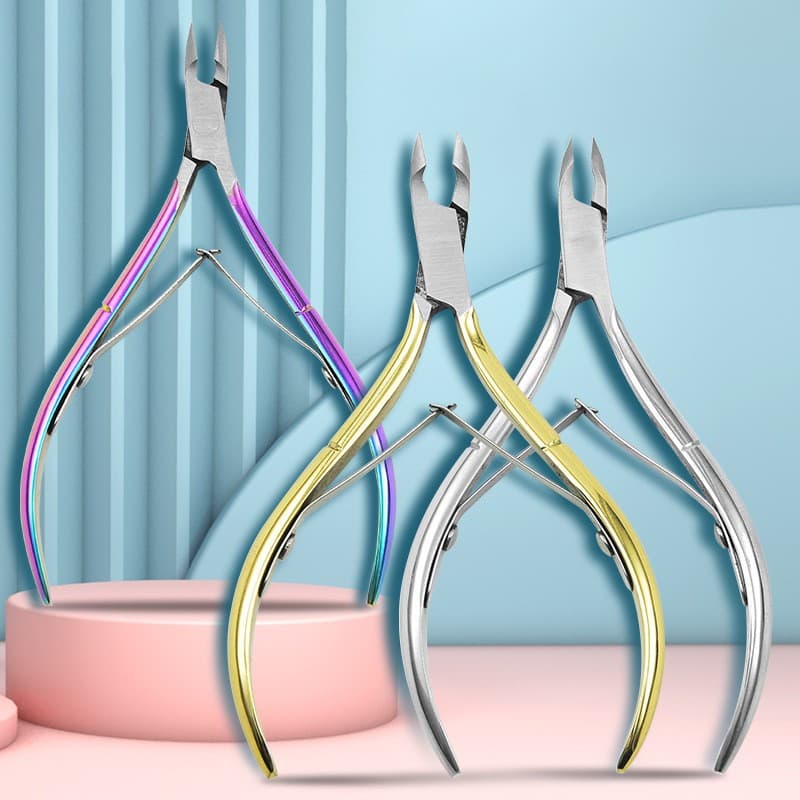 Easy to cut D501 dead skin scissors stainless steel dead skin pliers manicure tool to remove dead skin barbs trimming scissors professional manicure scissors