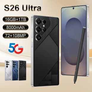 2025 New S26 Ultra Hot TK7.2-inch Cross-border 16+1TB Fast Charging Android Smartphone Wholesale