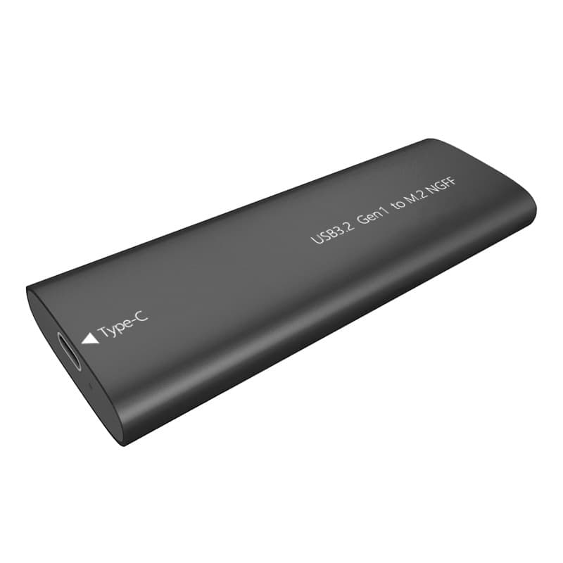 M.2 hard drive box USB3.2Type-C supports NGFF/SATA protocol metal external mobile hard drive box