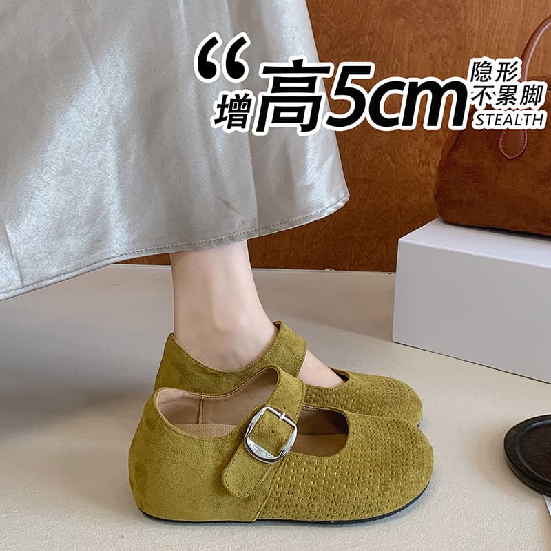Thick-Soled Platform Birkenstock Shoes for Women, Fashionable Summer New Style, Retro Versatile Low-Cut Design, Pairs Well with Dresses, Birkenstock Flats
