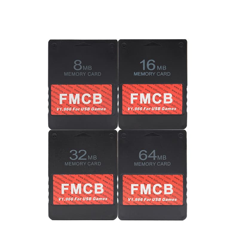 Thick PS2 Memory Card for USB Games FMCB V1.966 Supports PS2 PS1 Games Digital Computer Accessories Game Console Accessories