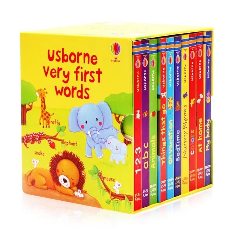 My First English Word Board Book Set 10 Volumes Early Childhood Children's Reading Material