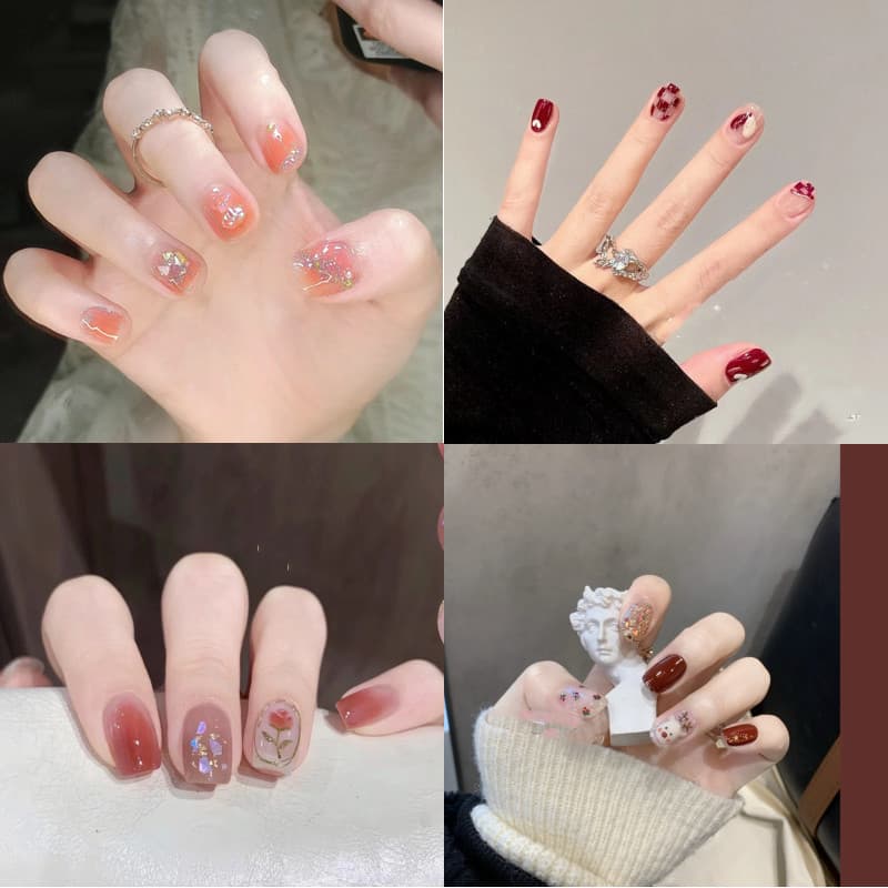 New Super Fairy Nail Art Sticker White Nail Sticker 3D Nail Sticker Paste Nail Art Removable Nail Art Sticker