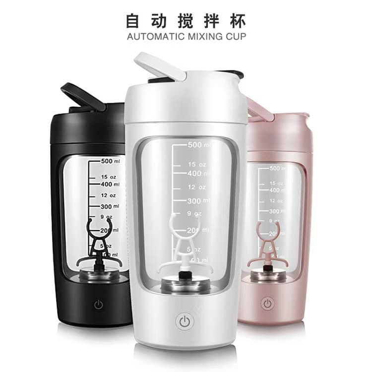 Fully Automatic Fitness Electric Shaker Cup, Large Capacity Mixing Cup, Rechargeable Milkshake Sports Protein Powder Shaker Cup