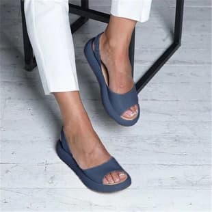 Sports Sandals Women's New 2020 Summer European and American Large Size Flat Low Heel Fish Mouth Fashion Thick Sole Women's Sandals