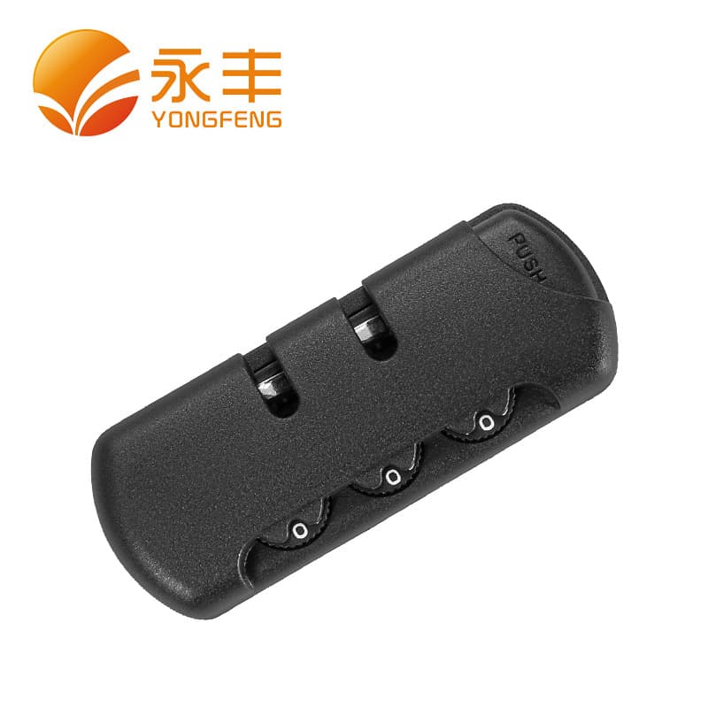 Luggage bag fixed lock, anti-odor bag storage bag password lock, backpack zipper inner push lock zipper password lock