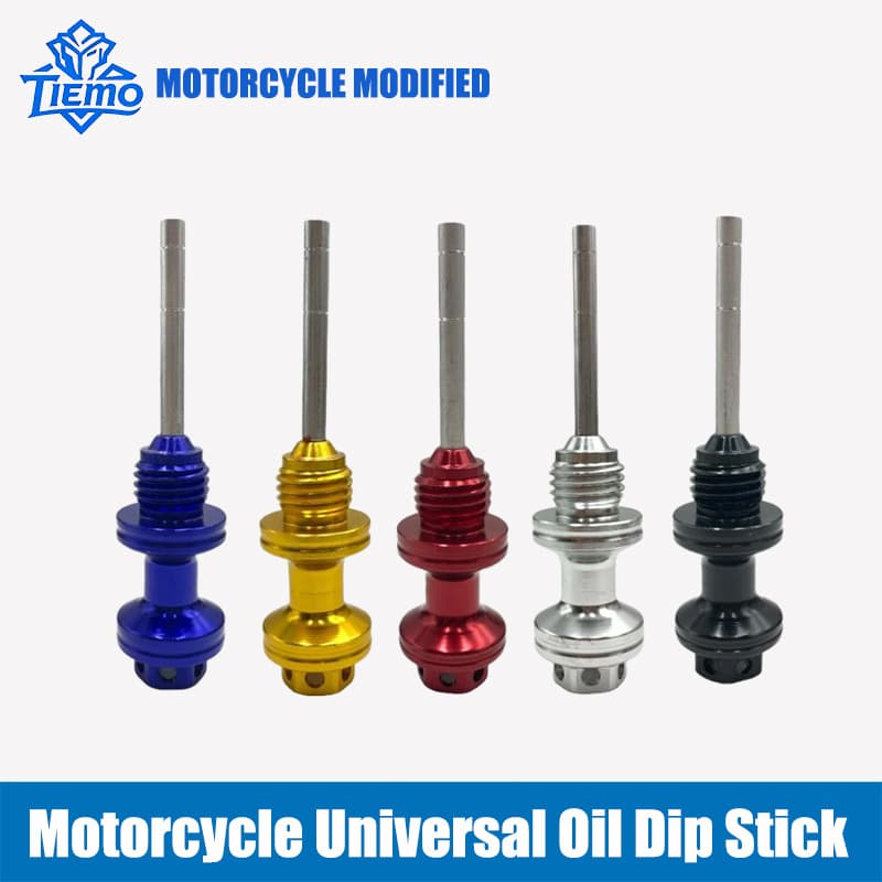 Motorcycle Modified Universal Aluminum Alloy Oil Dipstick Southeast Asia Hot Selling Motorcycle Modified Parts