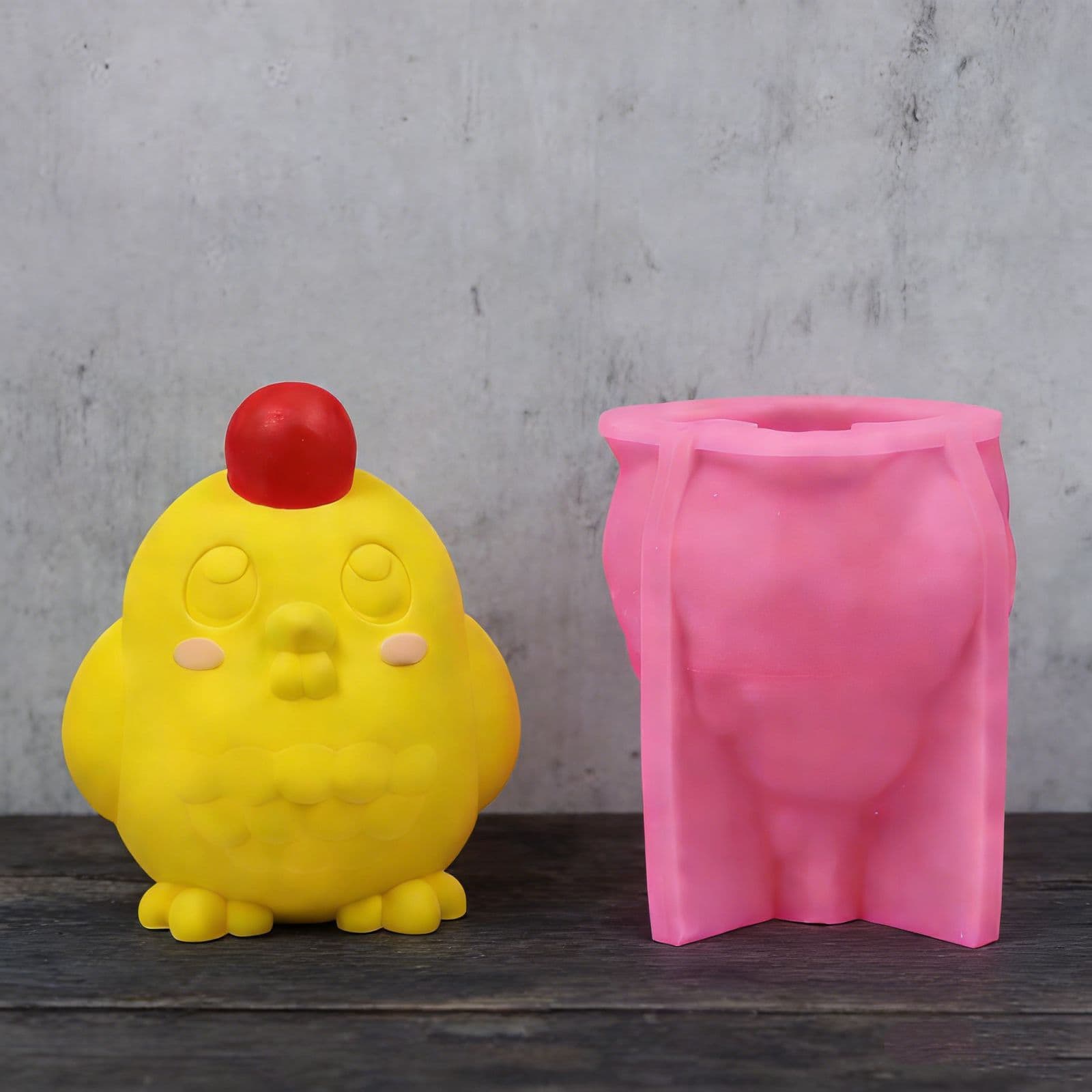 Chicken Ornament Silicone Mold DIY Plaster Silicone Mold W0906