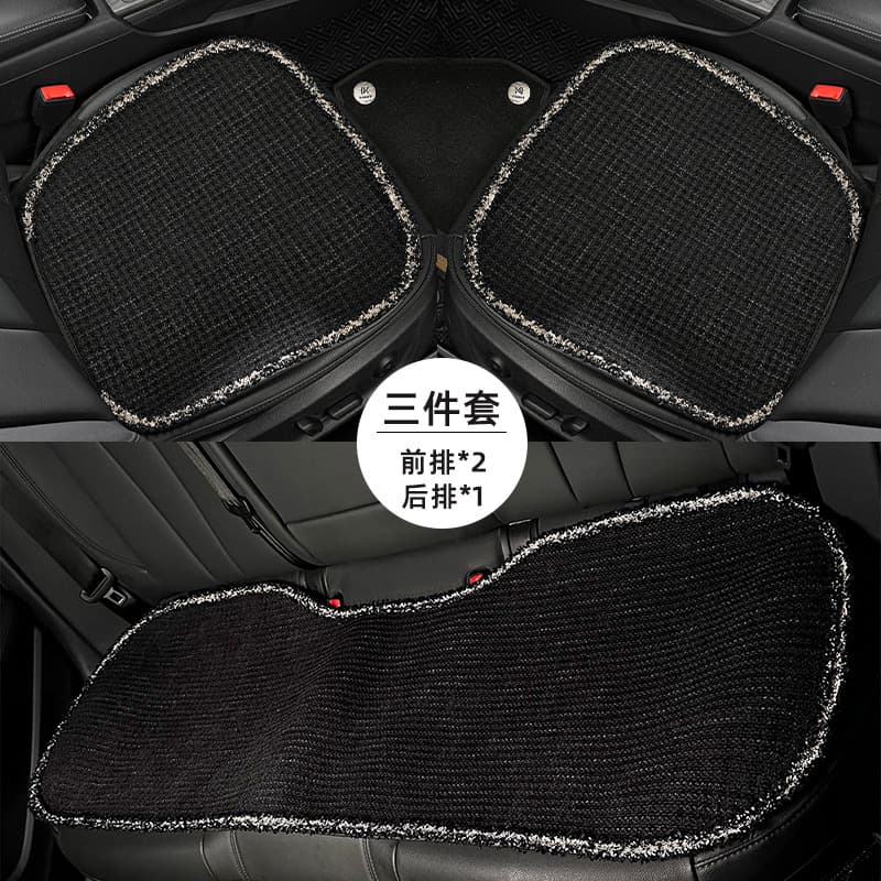 Car Headrest Pillow All-Season Fashionable Chanel-Style Lumbar Support and Neck Pillow Creative Car Decoration Accessory