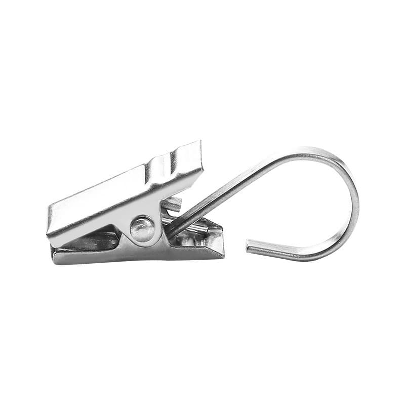 Curtain Clip Rings with Certificate and Invoice Available, 430 Stainless Steel Clip Hooks Accessories, Strong Shower Curtain Clips