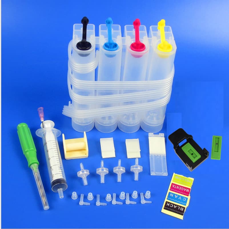 Youmeicai Compatible Canon MG2580s 2400 MX498 845 846 Ink Cartridge Continuous Ink Supply Kit Parts