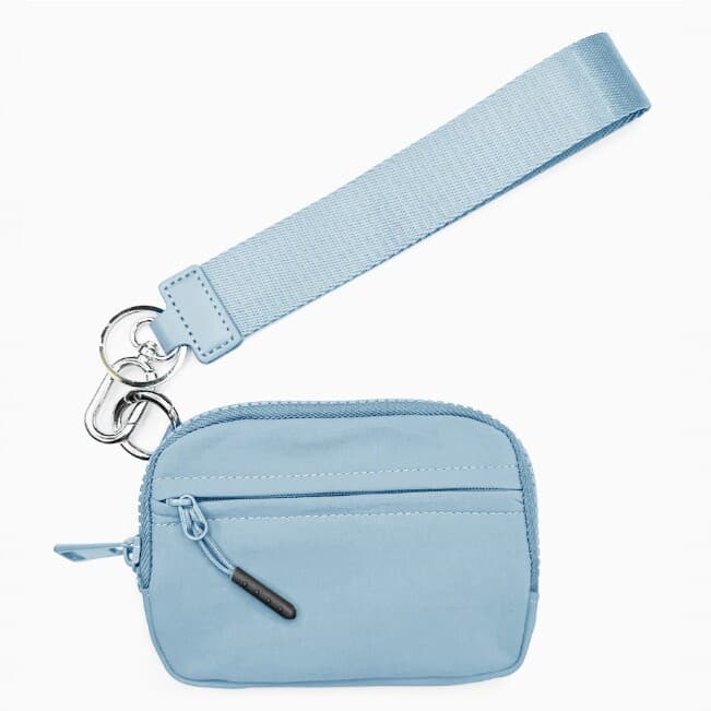 Customized Mini Casual Nylon Lanyard Card Holder Portable Coin Purse Storage Bag