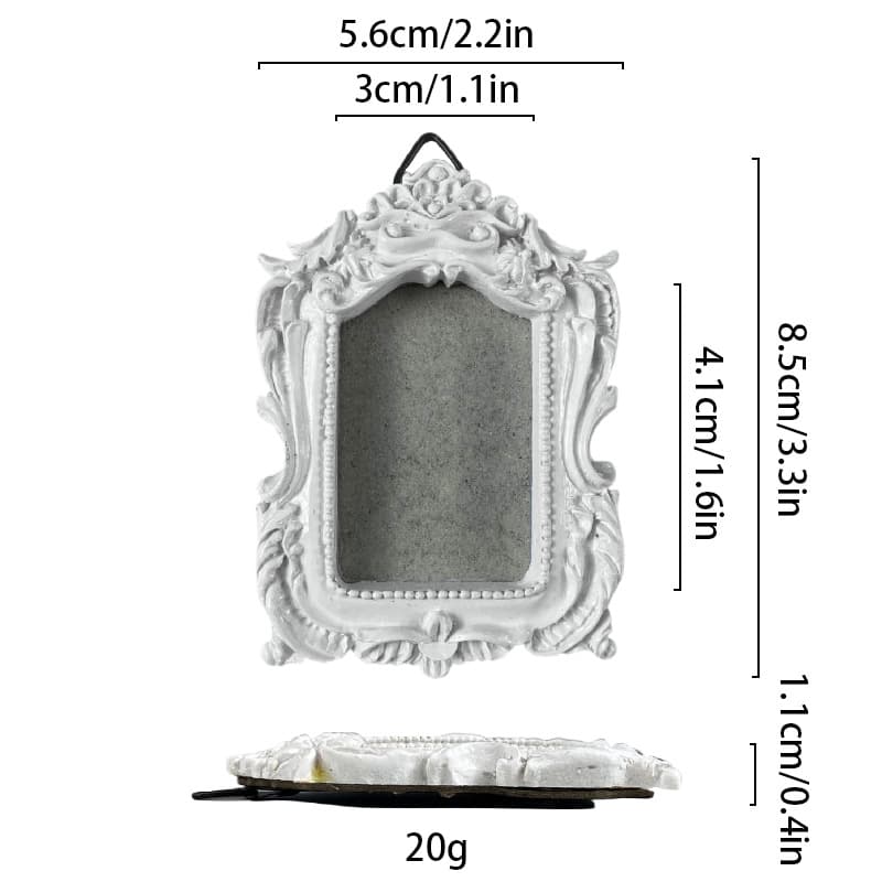 Ins-style ultra-mini photo frame hanging wall decoration, cross-border creative decorative pendant, can hold photos, Christmas tree