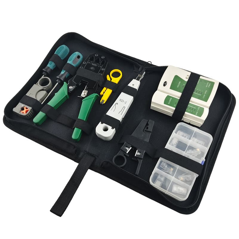Mancom Crimping Tool Kit 20-Piece Set, 3-in-1 Network Wiring Tool Network Kit