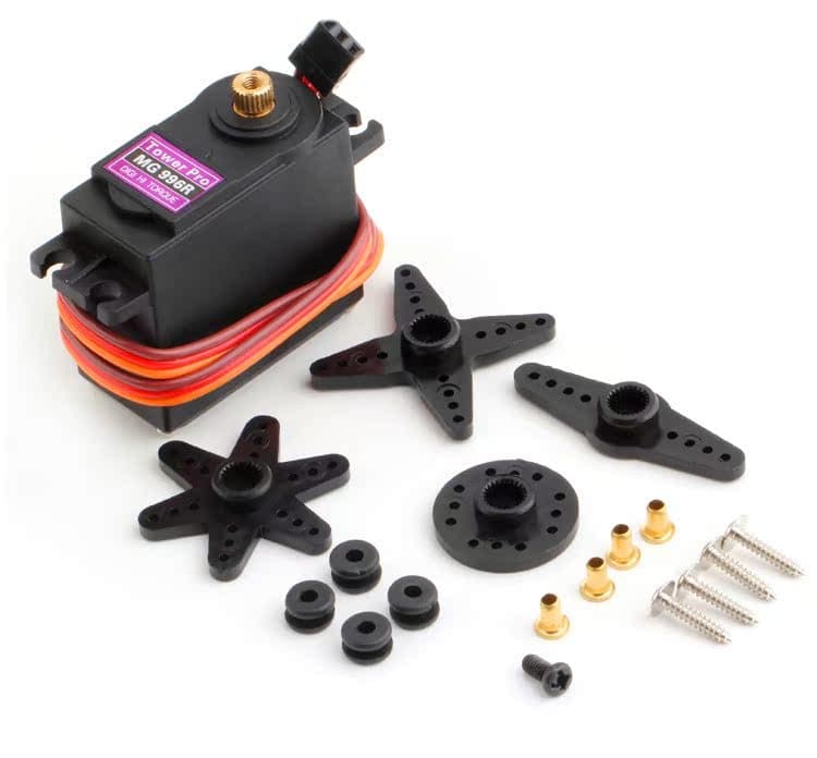 MG996R, 995, 180 Degree Servo with Accessories, High Torque Metal Gear Servo for Car, Boat, Robot Arm