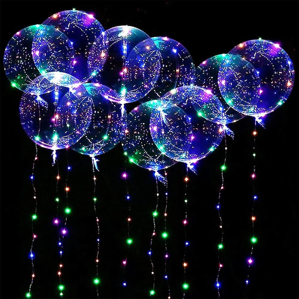 Cross-mirror best-selling luminous balloon Bobo ball 24-inch colorful floating flying balloon bachelor party Bobo ball