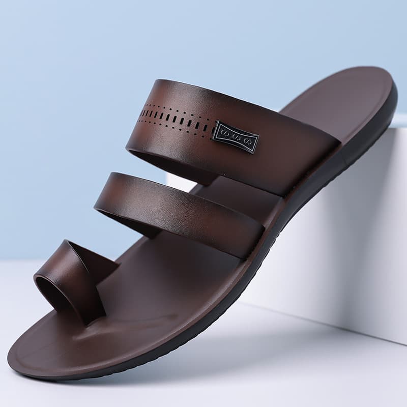 Men's Sandals Large Size 47 Cross-Border Toe-Post Sandals Summer Autumn New Hollow Soft Sole Casual Beach Outdoor Sandals