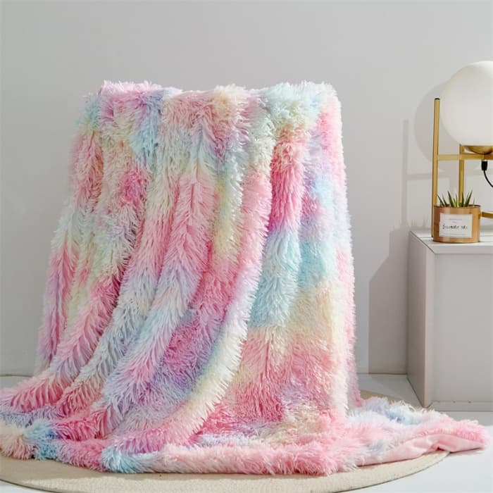 New mink velvet blanket plush crystal velvet double layer cross-border foreign trade thickened warm blanket factory direct supply