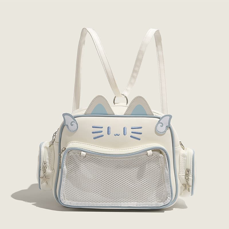 Cross-Border Trendy College-Style Versatile Cat Bag for Women, Fashionable Y2K Hot Girl Versatile Backpack for Girls
