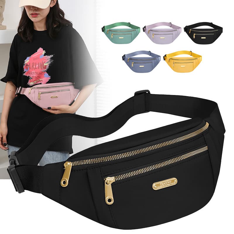 Crossbody Waist Pack Men Women Multi-functional Large Capacity Work Leisure Sports Wear-resistant Cashier Phone Wallet Wholesale