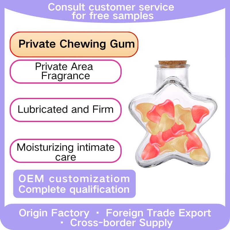 Intimate fragrance chewing gum capsules adult toys moisturizing