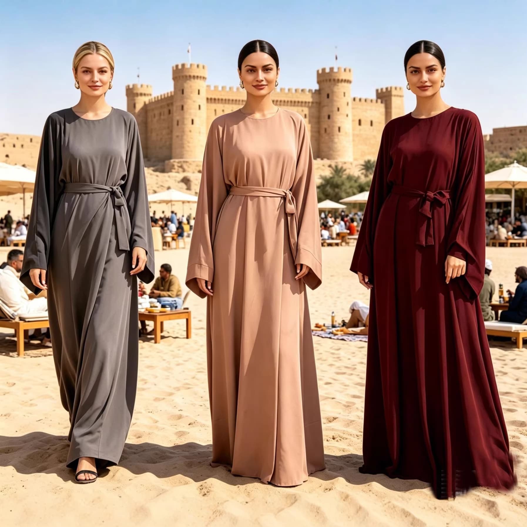 European Casual New Style Solid Color Women's Long Dress Street Loose Trendy Women's Clothing