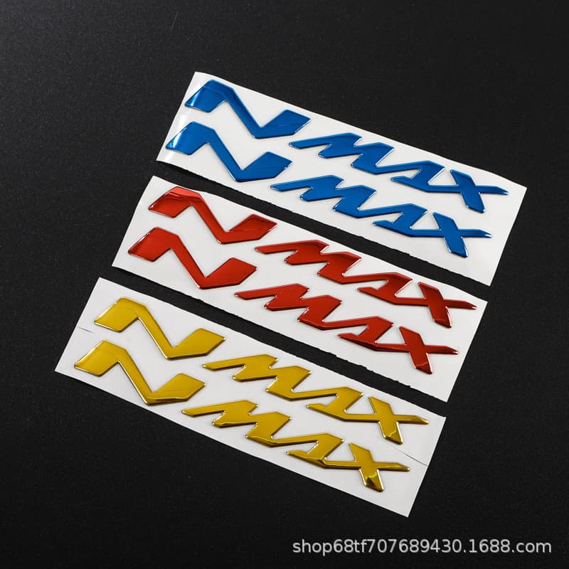 Compatible with Yamaha NMAX155 NMAX125 3D Soft Rubber Emblem Sticker Motorcycle Body Side Decoration