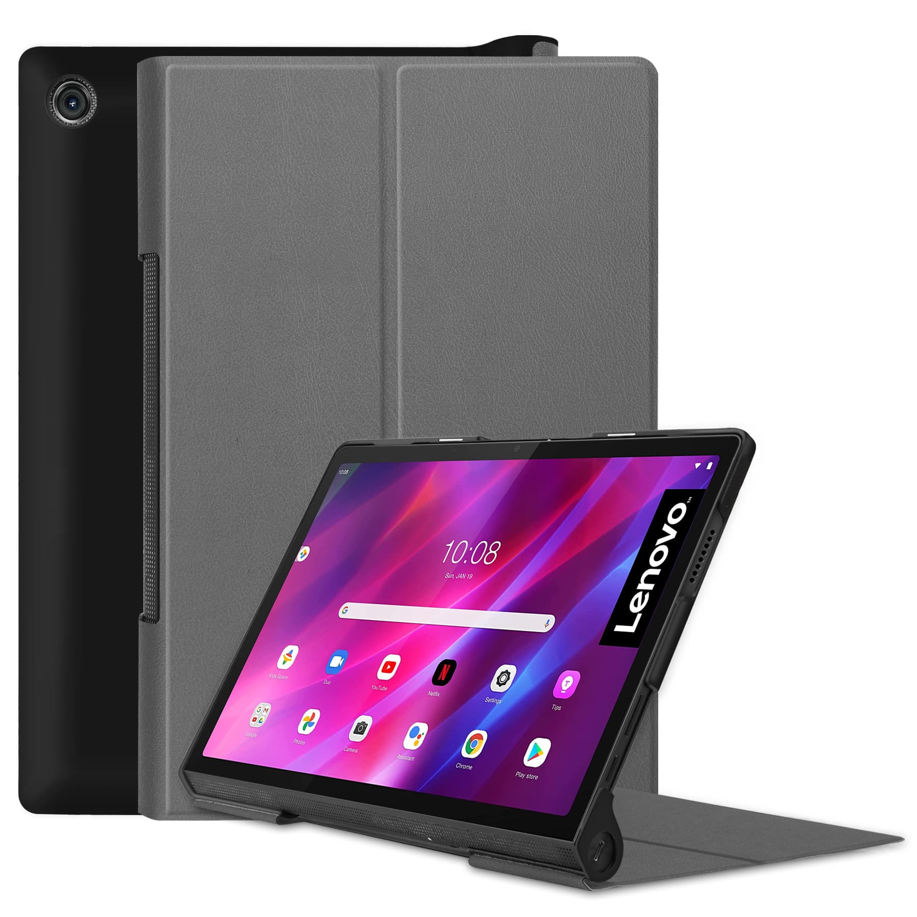 Compatible with Lenovo Yoga Tab 11 YT-J706F Tablet Protective Case YT-J706F Voltage Leather Case