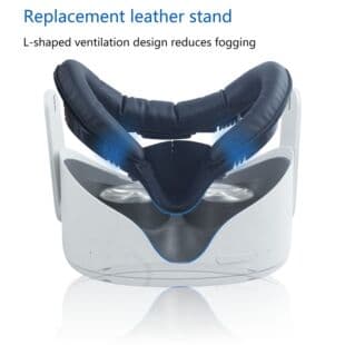 Quest2 Widened Replacement Face Cover for Meta VR Accessories, Easy to Install and Remove, Bracket, Eye Mask, Breathable