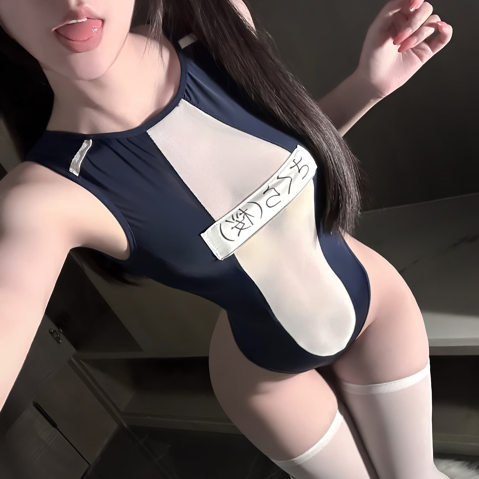 Sexy One-Piece Lingerie Suit for Women Irresistible Temptation Swimwear That Cannot Be Removed Comfortable Sleepwear
