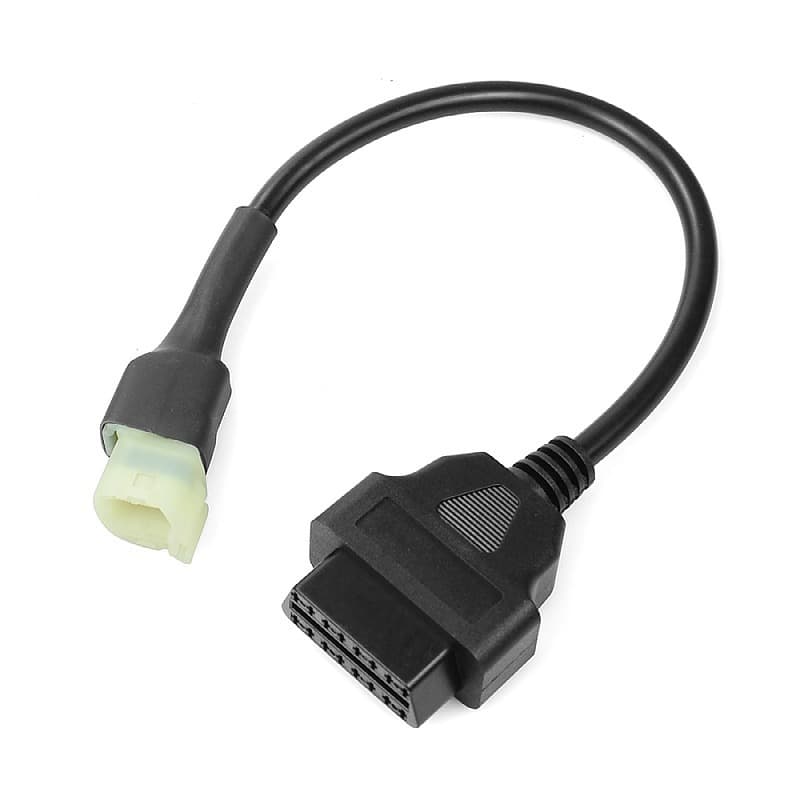 Honda 4Pin to OBD2 Diagnostic Scanner Motorcycle Honda 4Pin Cable