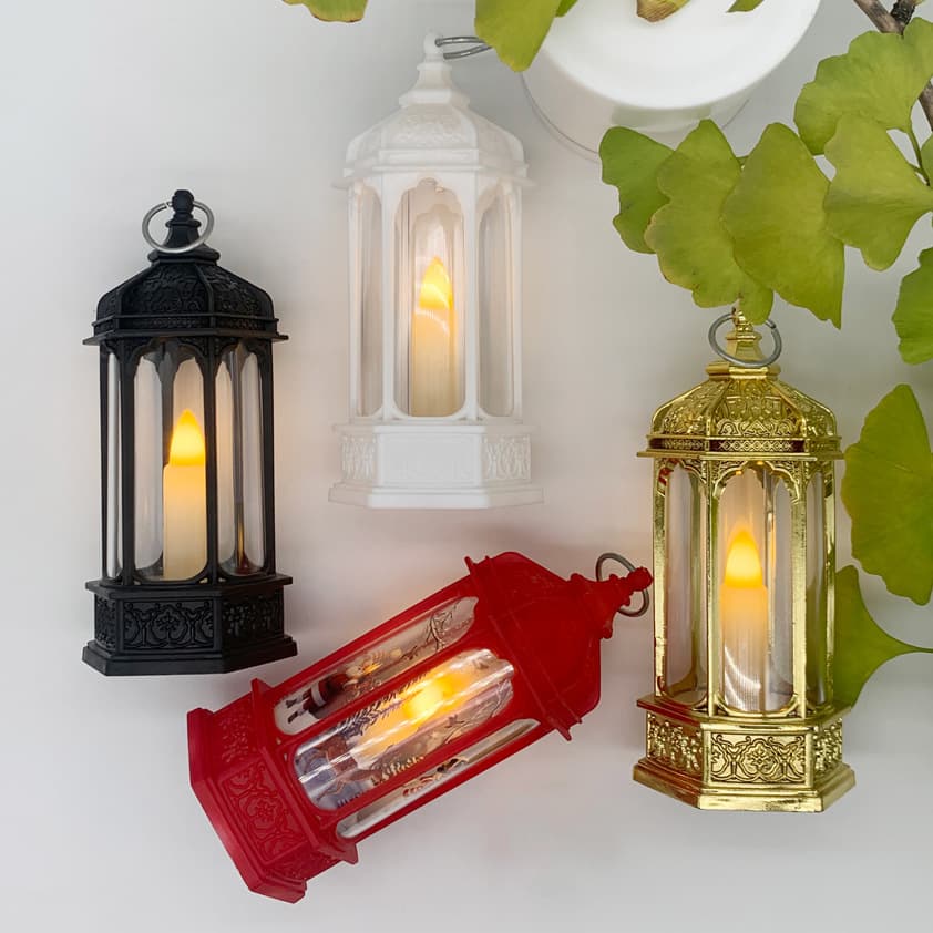 Transparent Hexagonal Wind Lamp, Christmas Wind Lamp LED Small Night Light, Christmas Hot Sale Small Wind Lamp