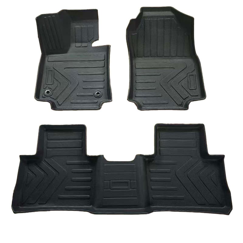 TPE Surround Floor Mats for Toyota RAV4 2022 Left-Hand Drive, Wear-Resistant, Durable, and Anti-Slip Car Accessories